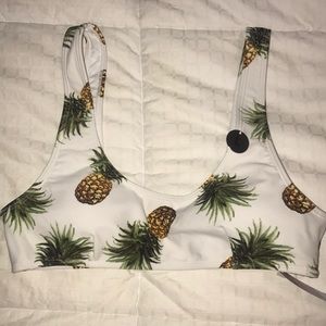 Pineapple cute swim top